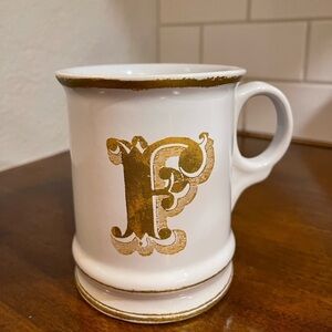 William Sonoma Letter F Mug
